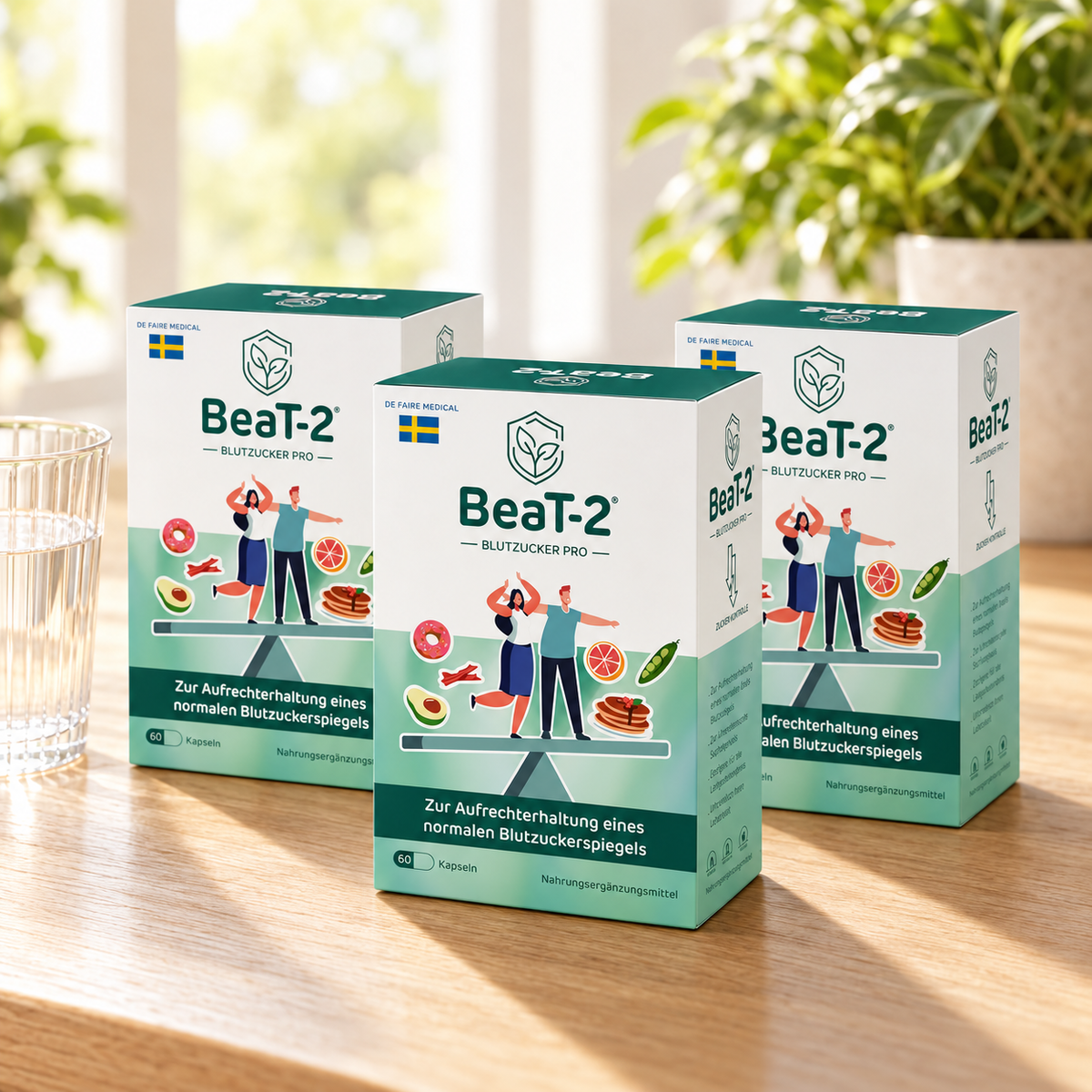BeaT-2®  3er Pack Blutzucker Pro